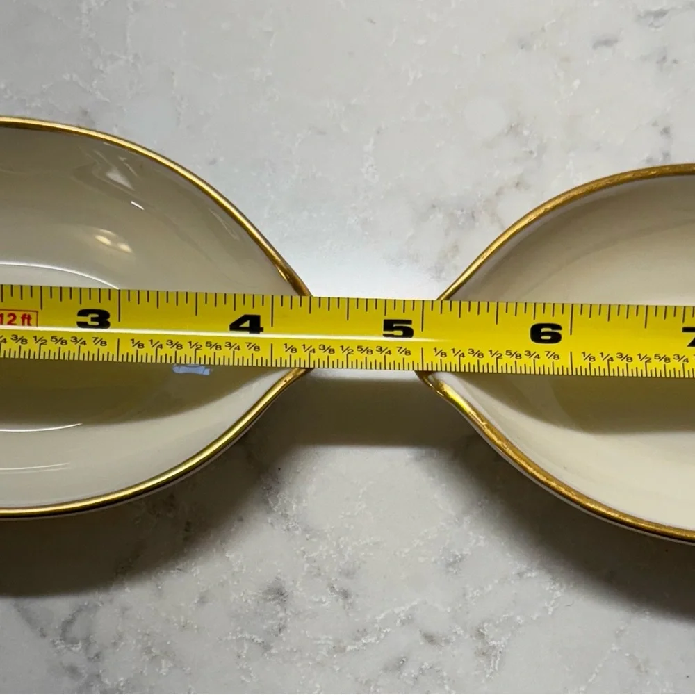 Lenox Cream and Gold Serveware Oval Dishes - Picture 7 of 9